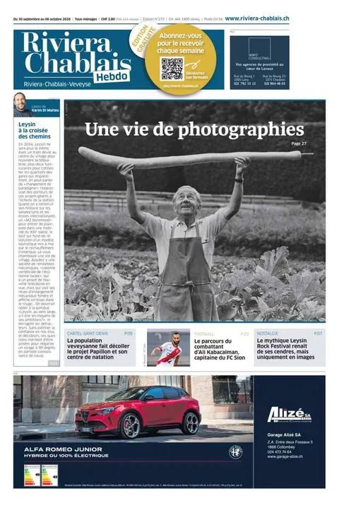 Une de l’édition du 30 septembre 2026