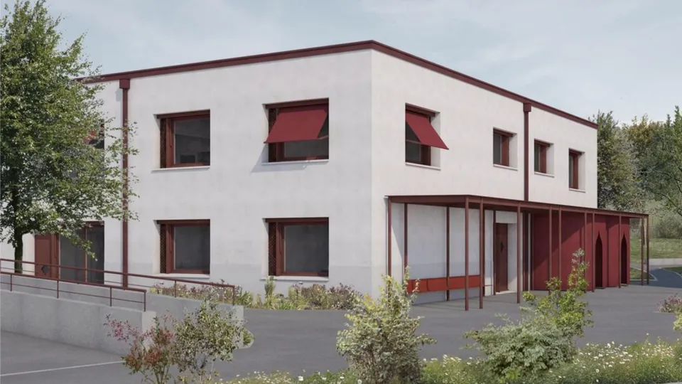 Le nouveau bâtiment «La Fontaine» réunit la crèche et l’accueil extrascolaire de Bossonnens.